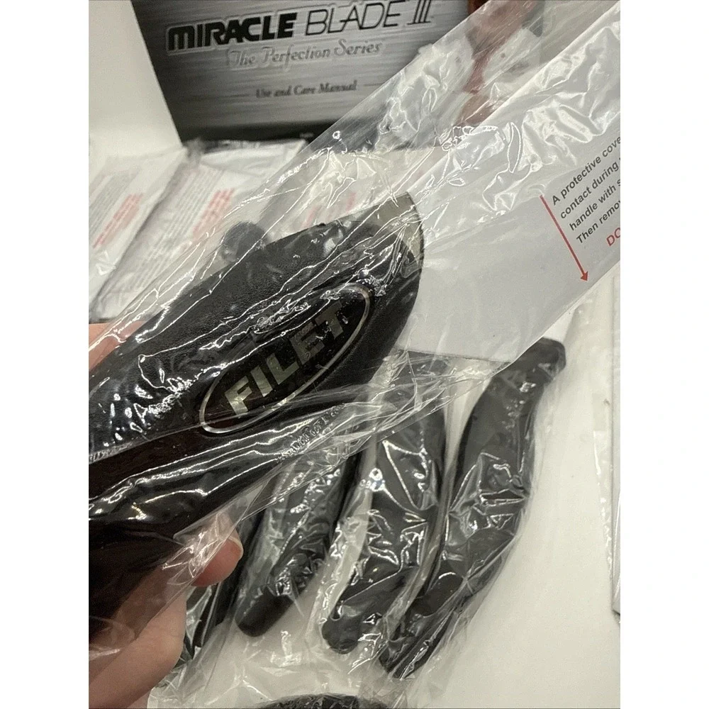 Miracle Blade III The Perfection Series 11 Piece Chef Kitchen Knife Set NEW